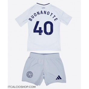 Leicester City Facundo Buonanotte #40 Terza Maglia Bambino 2024-25 Manica Corta (+ Pantaloni corti)